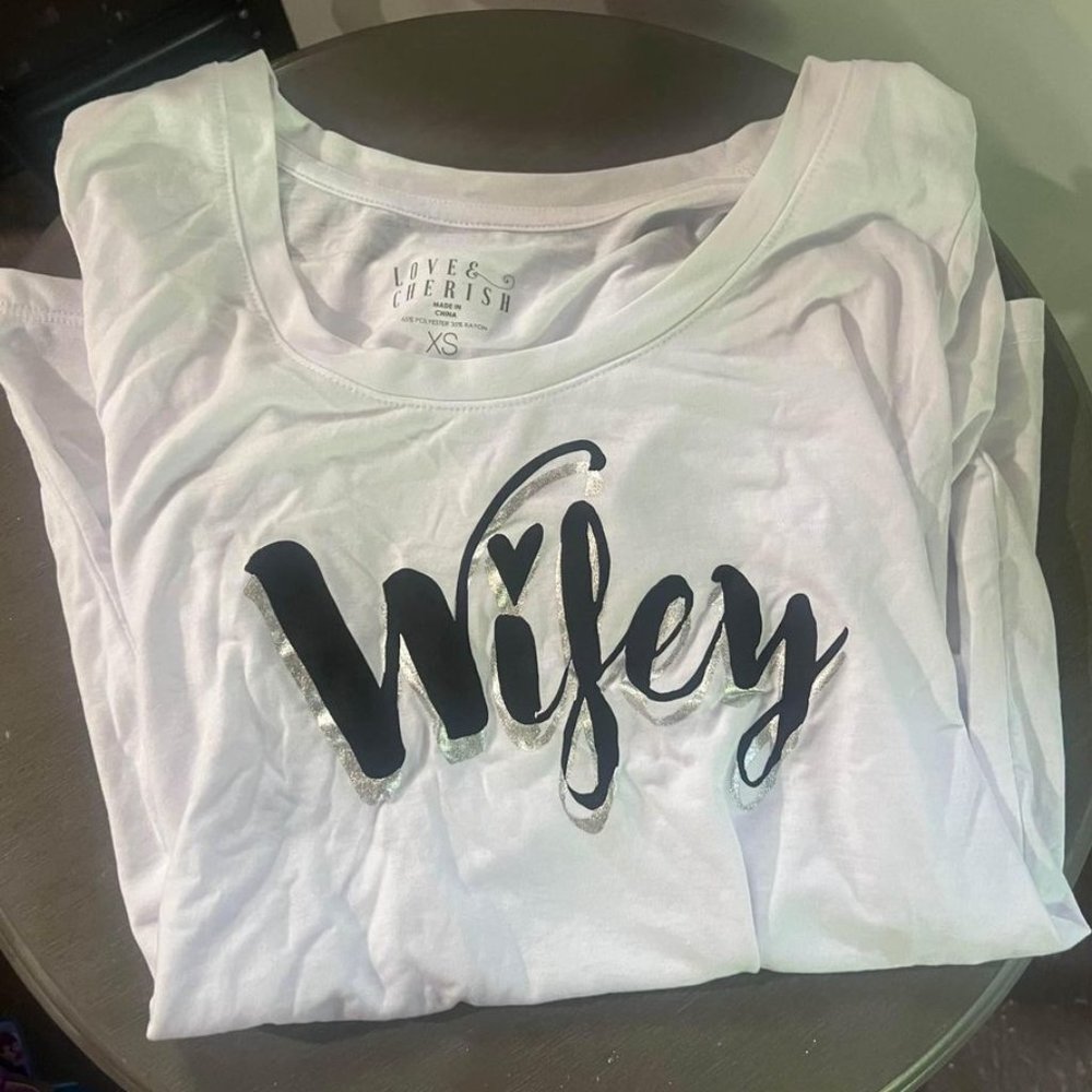 Wifey Tshirt XS Brand new never worn